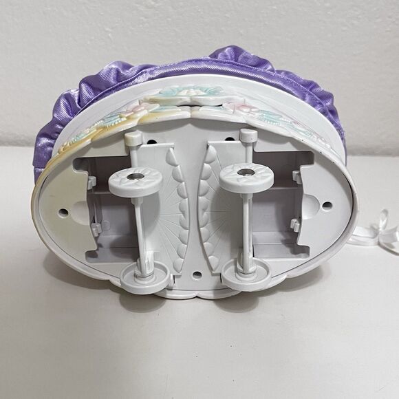 Vintage Cabbage Patch Kids Doll Magic Nursery Cradle Carriage Purple Set 1998 - Picture 14 of 16